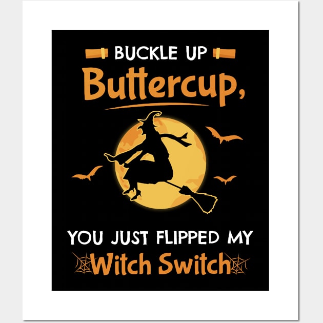 Witch Broom Funny Halloween Costume Idea Wall Art by TheTeeBee